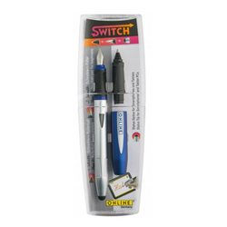 Ручка SWITCH 2 в 1 (перо + роллер), стило для смартфона/ синий корпус