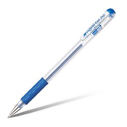 Гелевая ручка с металлическим наконечником синий Hybrid gel Grip