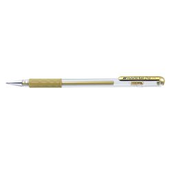 Гелевая ручка Hybrid gel Grip золотой стержень 0,8 мм