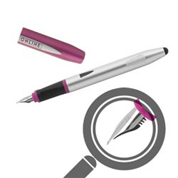 Перьевая ручка Switch металлик/ розовый, перо М