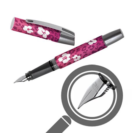 Перьевая ручка Campus Волшебный цветок, перо М, для девочек