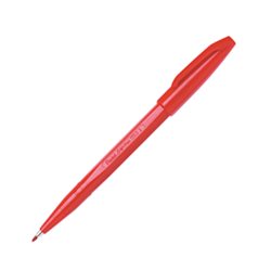 Капилярная ручка Sign Pen с фибровым пишущим узлом 2,0 мм красные чернила