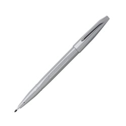 Капилярная ручка Sign Pen с фибровым пишущим узлом 2,0 мм серые чернила