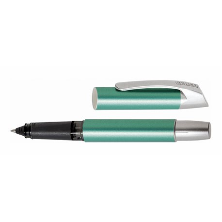 Ручка-роллер Campus/ 0,7 мм, корпус зеленый металлик