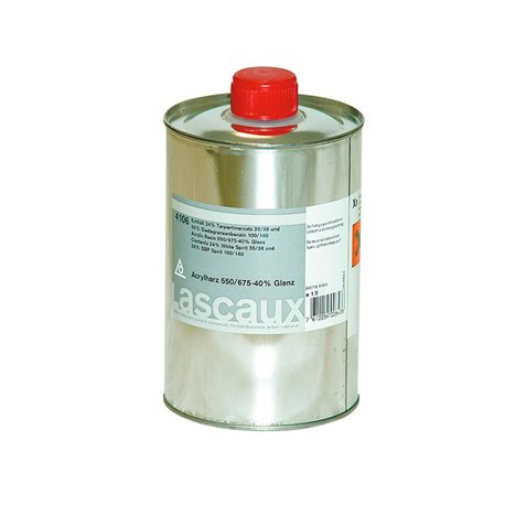 Lascaux P 550/675* (Plexisol/Plexigum), акриловый лак, 40% глянцевый раствор в уайт-спирите