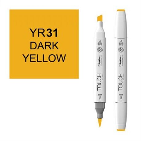 Маркер TOUCH BRUSH 031 темный желтый YR31
