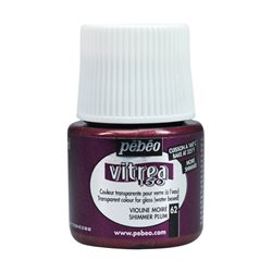 Краска по стеклу горяч. сушки Pebeo Vitrea 160/Фиолетовый "муар"