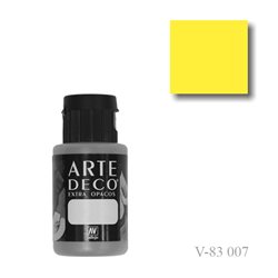 Желтый лимонный 007 ArteDeco, акриловая декоративная краска
