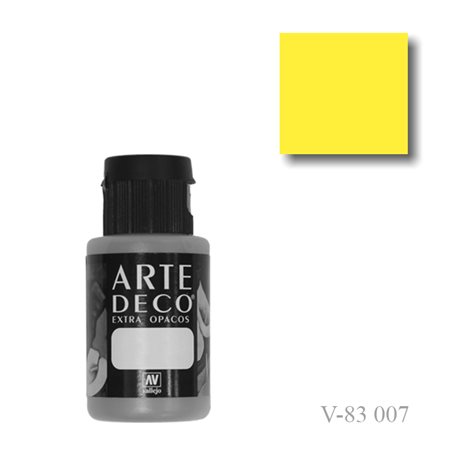 Желтый лимонный 007 ArteDeco, акриловая декоративная краска