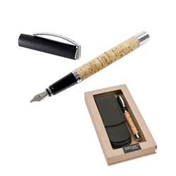 Перьевая ручка Vision Cork пробковое дерево, перо F/ подарочная упаковка
