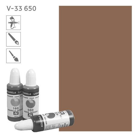 Acuarela Liquida 650 Коричневый