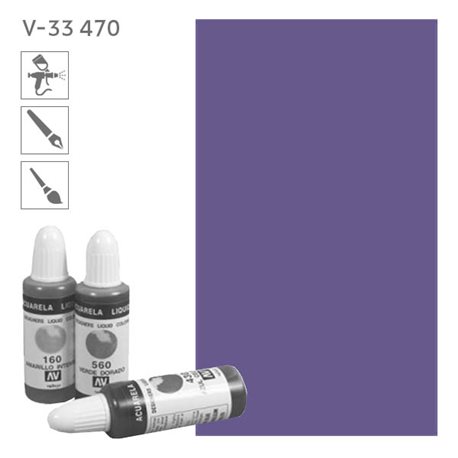 Acuarela Liquida 470 Пурпурно-голубой