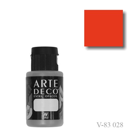 Оранжевый темный 028 ArteDeco, акриловая декоративная краска