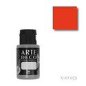 Оранжевый темный 028 ArteDeco, акриловая декоративная краска
