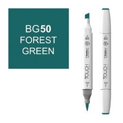 Маркер TOUCH BRUSH 050 зеленый лес BG50
