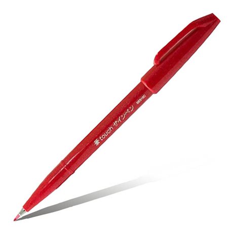 Фломастер-кисть Brush Sign Pen красный цвет