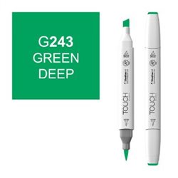 Маркер TOUCH BRUSH 243 глубокий зеленый G243