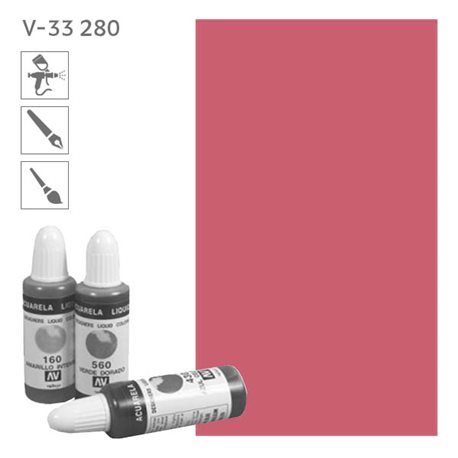 Acuarela Liquida 280 Алый