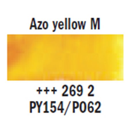 Краска аквар."Рембрандт" / желтый средний AZO