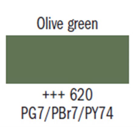 Гуашь худ. оливковая зелёная
