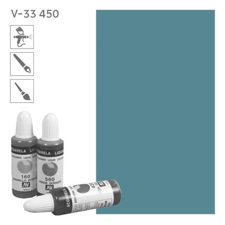 Acuarela Liquida 450 Бирюзовый