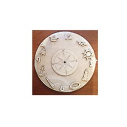 Часы Морские диаметр 30 см