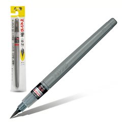 Кисть c черными пигментными чернилами Brush Pen средняя, в блистере