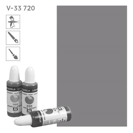 Acuarela Liquida 720 Серый светлый