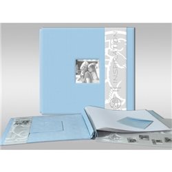 Альбом для Scrapbooking "Голубой", 30,5х30,5 см, 10 кармашков/ файлов