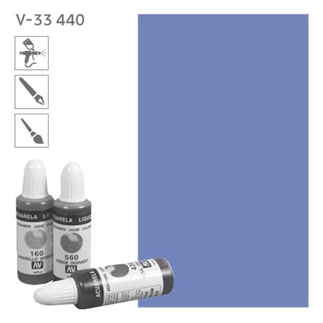 Acuarela Liquida 440 Голубой