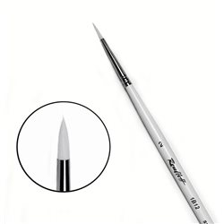 Кисть синтетика круглая №2 удл.ручка белая Roubloff 1B12W