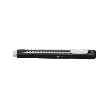 Ластик-карандаш Clic Eraser, матовый черный корпус