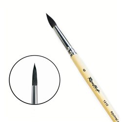 Кисть белка микс круглая №6 кор. ручка Roubloff 1A10
