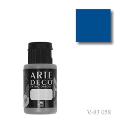 Синий настоящий 058 ArteDeco, акриловая декоративная краска