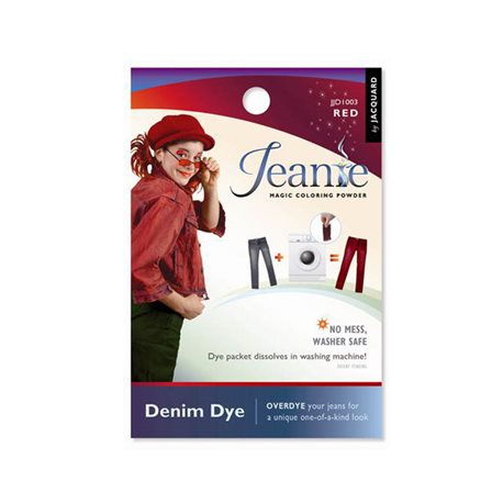 Jeanie Dye, джинсовый краситель для перекрашивания в стир. машине, 003 красный