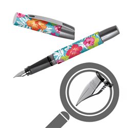 Перьевая ручка Campus Тропический цветок, для левшей