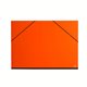 Папка для хранения работ 52х72/ картон, с резинк./ оранжевая