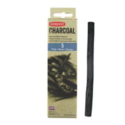 Уголь ивовый Willow Charcoal /толстый 7-9мм/ 6 шт.