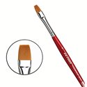 Синтетика плоская коричневая COSMOTOP-SPIN №6 /короткая красная ручка
