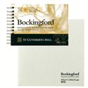 Блок акварельной бумаги на спирали Bockingford Rough Spiral 300 г/м, 13х18 см, 12 листов, крупное зерно