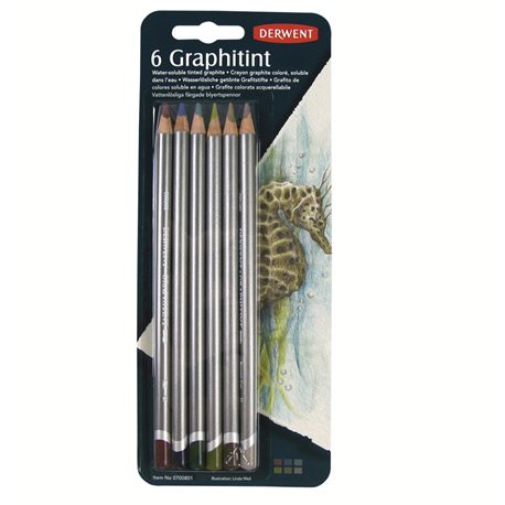 Аква-графитные карандаши Graphitint 6шт/ блистер