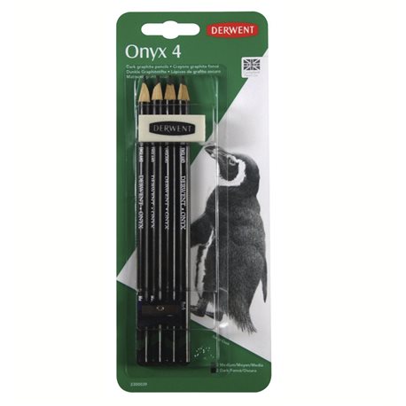 Набор карандашей чернографитных ONYX + аксесс / в блистере