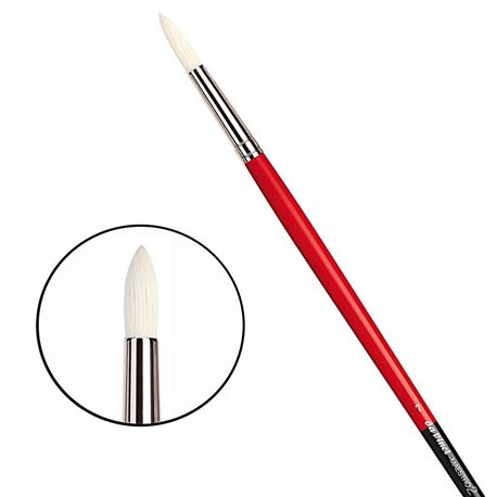 Щетина круглая 5723 № 7 Maestro2 длин.черно-красная ручка