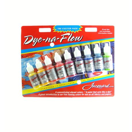Набор аэрографических красок Dye-na-Flow, 9 цв в блистере