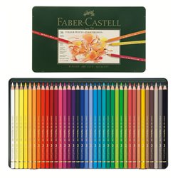 Набор цветн.карандашей Polychromos Faber Castell 36 цв.в метал.кор.