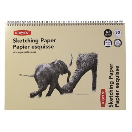 Блокнот Sketch Pad для эскизов А3 "Пейзаж" 30л., 165 гр. /спираль