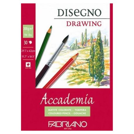 Склейка д/графики "Accademia Disegno" 29,7х42см 30л 200г