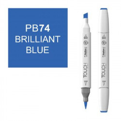 Маркер TOUCH BRUSH 074 синий бриллиант PB74