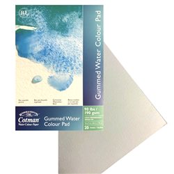 Альбом для акварельных красок Cotman, на склейке, холодного прессования, 190гр/м2, 254 х 177 мм, 20л