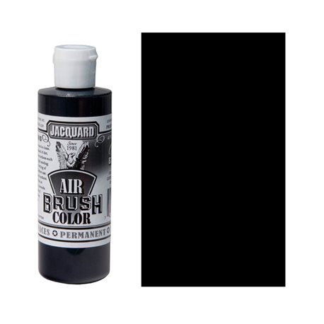 Краска Jacquard Airbrush Color черный покрывной 118мл
